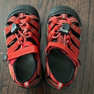 Keen Kids Vibrant Red Sandals